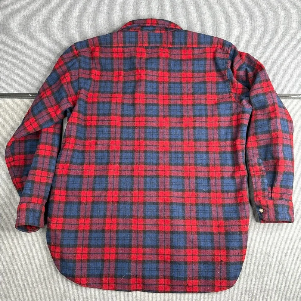 Vintage Pendleton Board Shirt Mens XL Wool Flannel Plaid USA